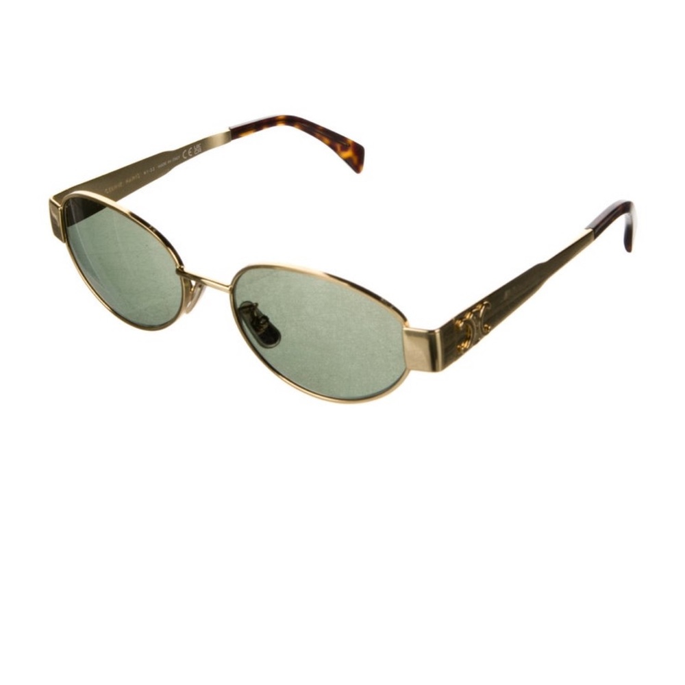 Celine Triomphe Gold Sunglasses